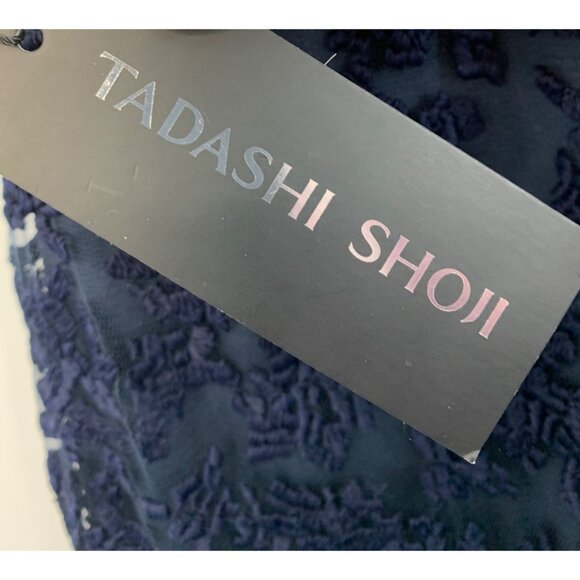 NWT Tadashi Shoji Mesh Lacy Overlay Pencil Dress Size 6 S Stretch RDD10676 - Picture 6 of 16
